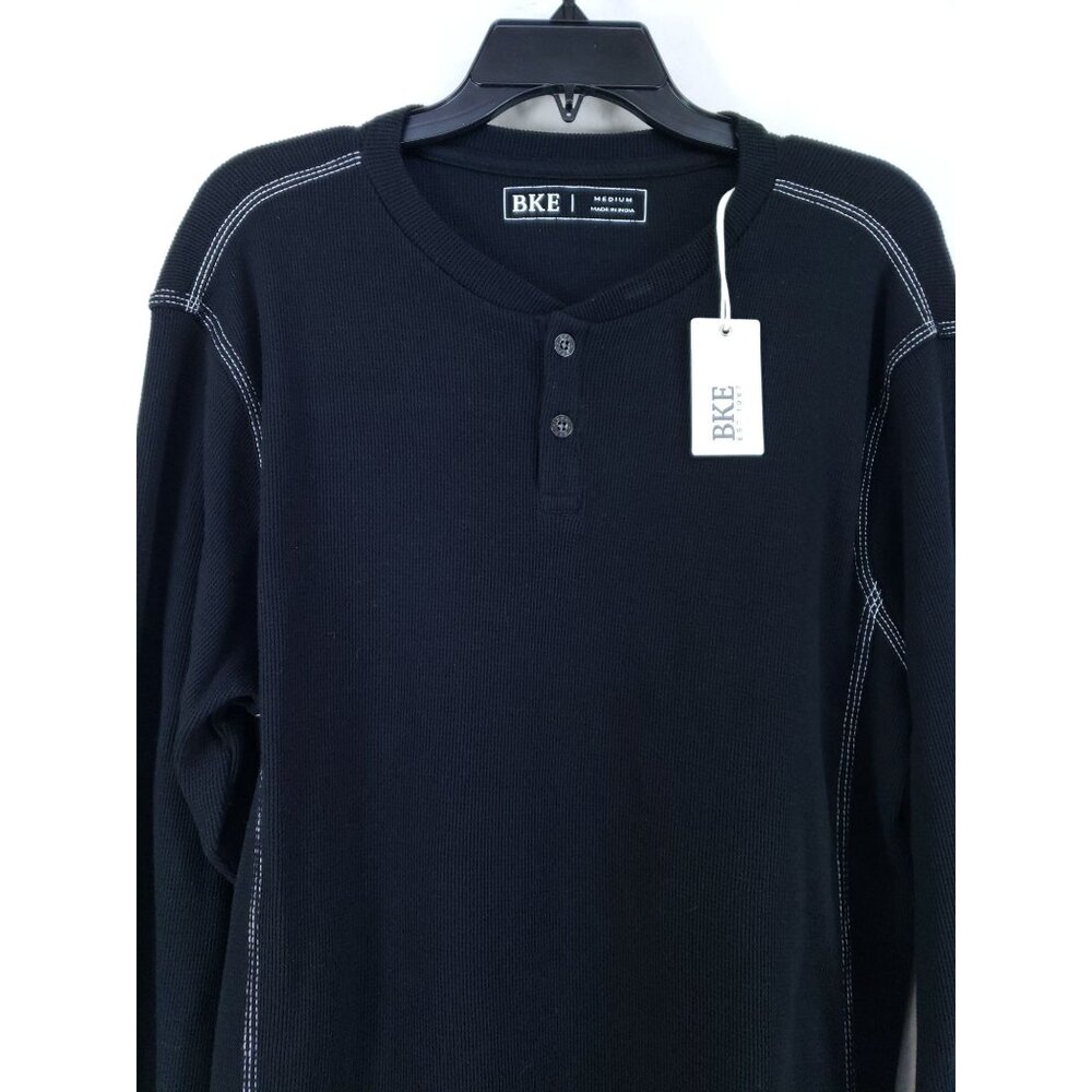 BKE Thermal Shirt Men's Size Medium Black - Picture 5 of 8